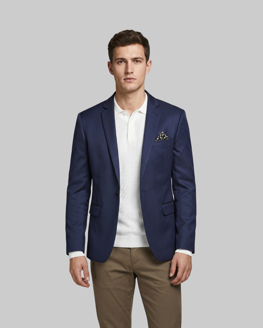 Men's Single Button Formal Blazer