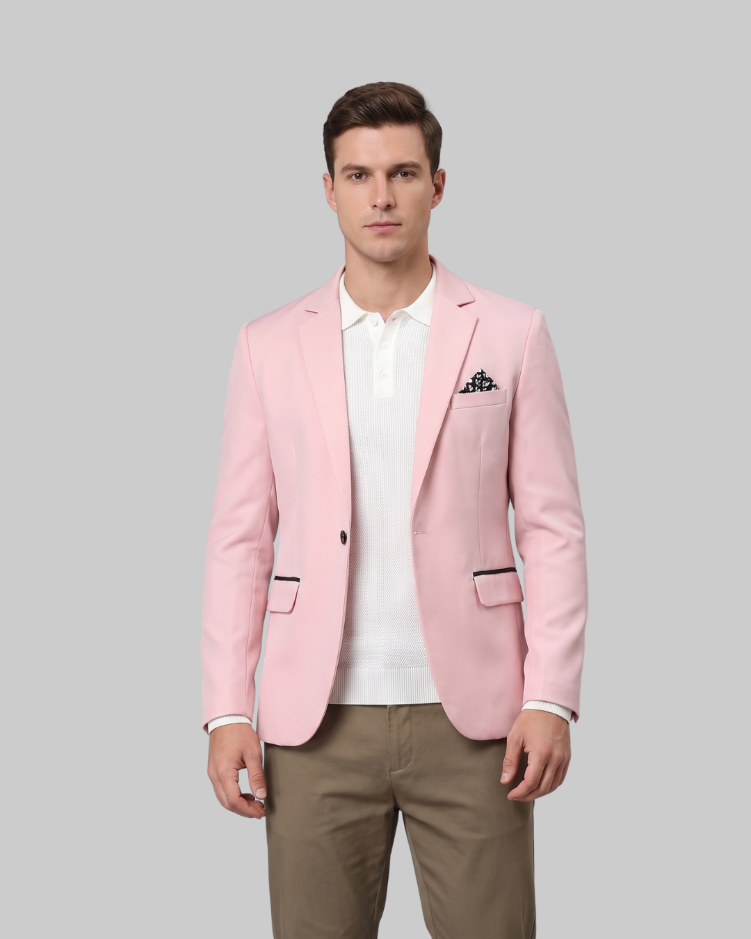 Men's Single Button Formal Blazer