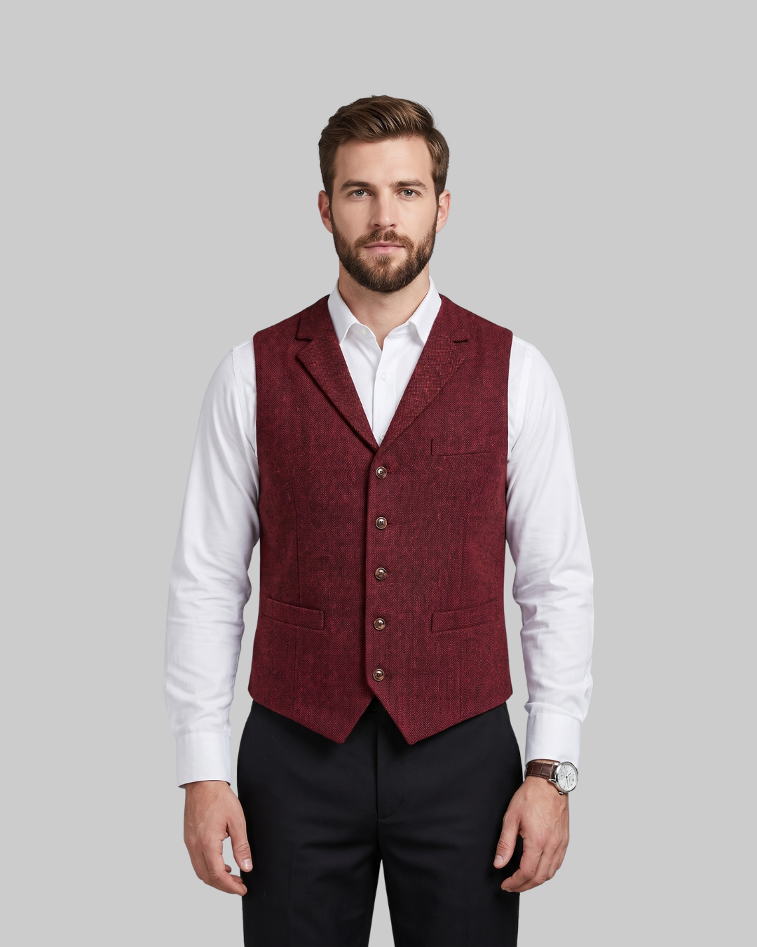 Men's Tailored Lapel Vest