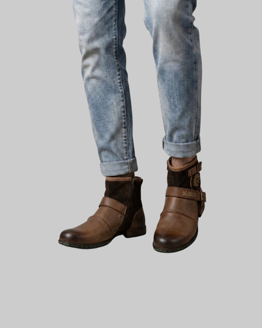 Men's Vintage Biker Boots