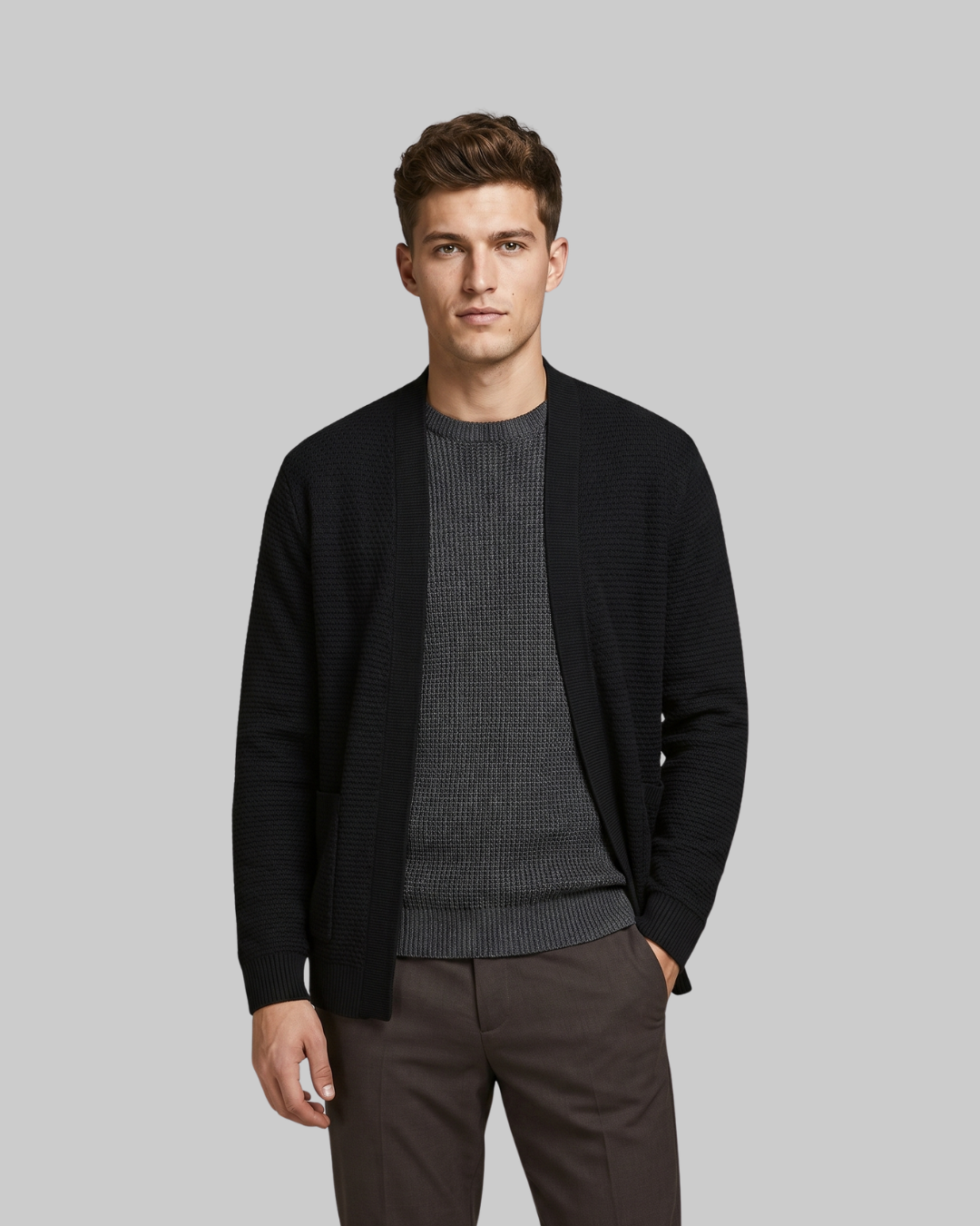 Men's Waffle Texture Blazer