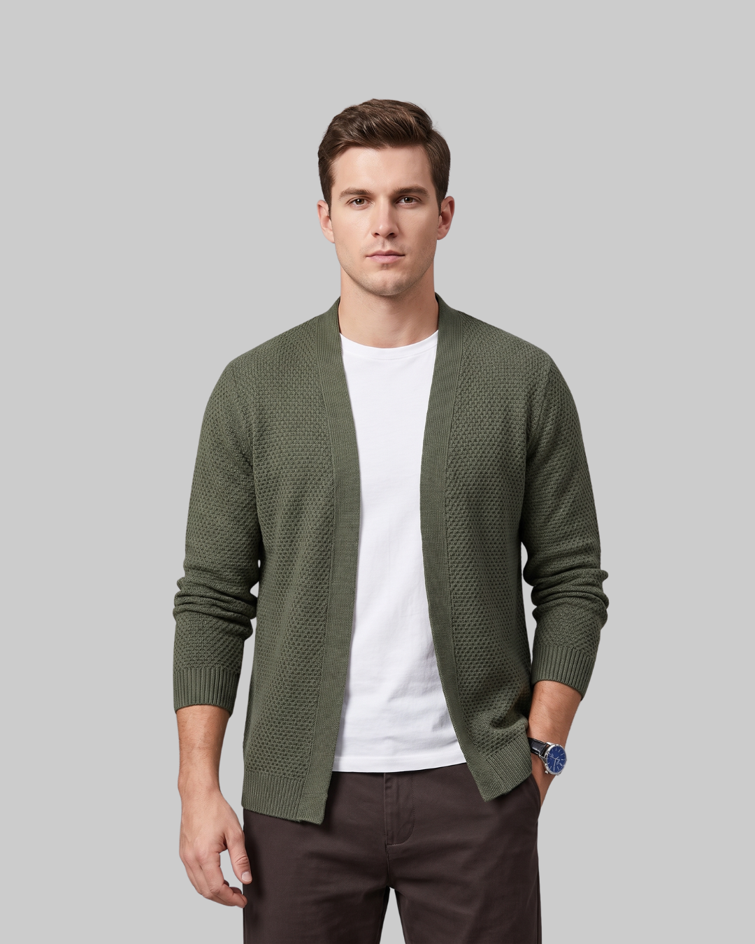 Men's Waffle Texture Blazer