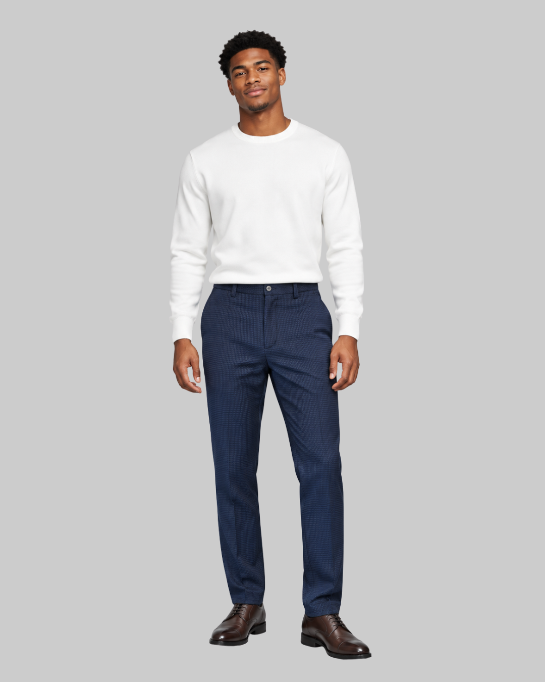 Men's Waffle Texture Trousers
