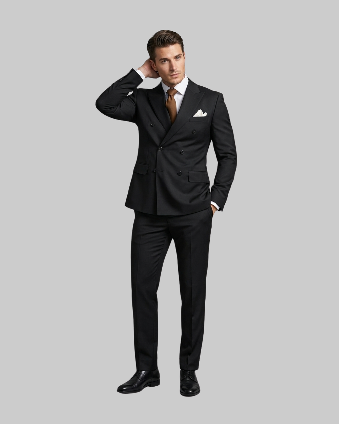 Men's Wedding Double Breasted 2 Piece Suit